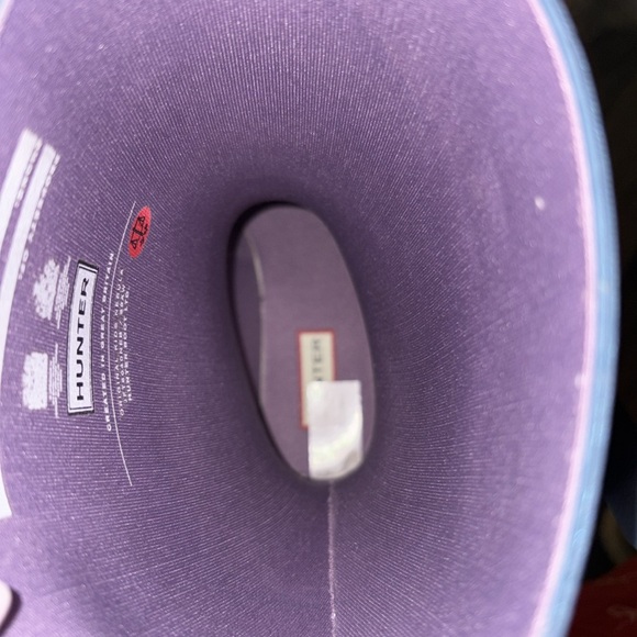 Little girls iridescent HUNTER rain boots - Picture 6 of 6